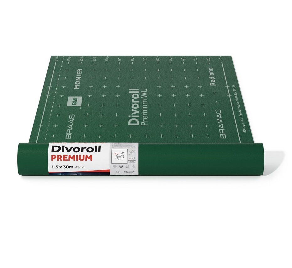 Bramac Divoroll PREMIUM 350 páraáteresztő tetőfólia 350 g/m2
